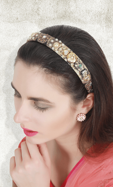 embroidered hairband online
