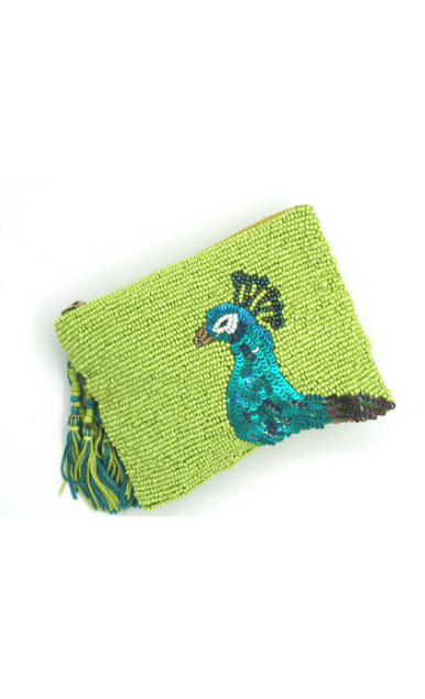peacock pouch