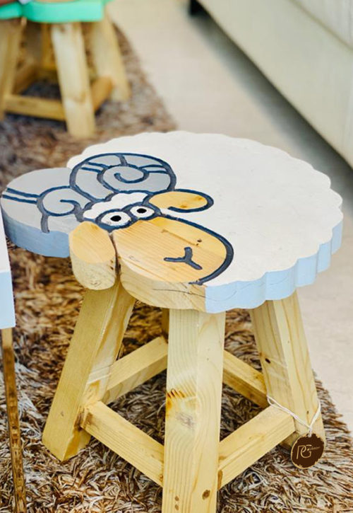sheep stool 1