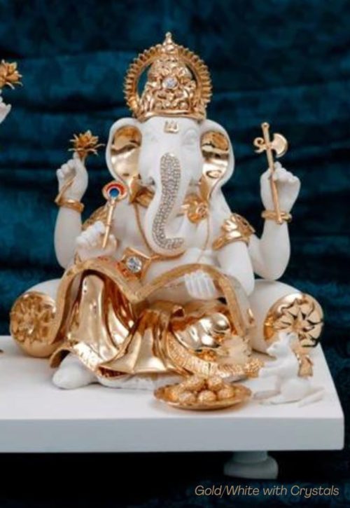 Laxmi ganesh idol gold 3