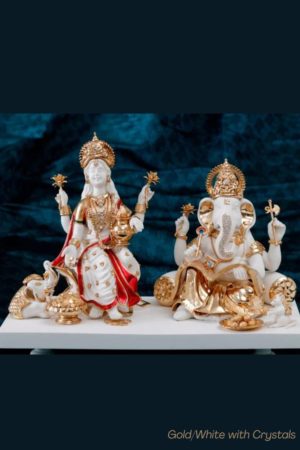 Laxmi ganesh idol gold